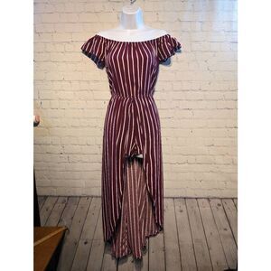 Ambience Off the shoulder skirted romper medium